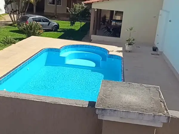 Piscina de fibra pronta em residência em São Luís - MA